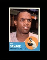 1963 Topps High #508 Ted Savage EX to EX-MT+