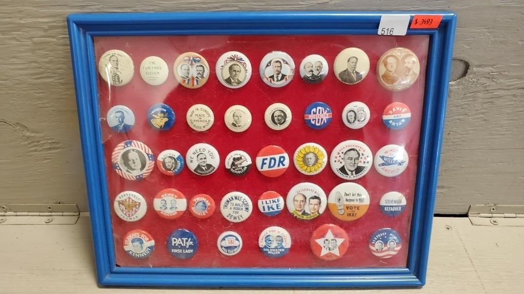 Assorted Presidential Campaign Pins
