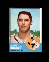 1963 Topps High #538 George Brunet EX to EX-MT+