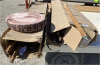 2 - Large Boxes of Decorative Lumber