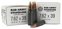 Forty (40) Cartridges: RED ARMY 7.62x39mm 122GrFMJ