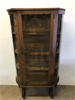 Antique oak China cabinet