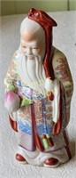 antique chinese old wiseman god staute porcelain