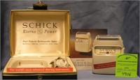 Vintage Schick Eterna power rechargeable shaving k