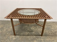 Cast iron manhole cover low table
