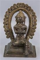 Burma Bronze Amitayus Buddha Sculpture