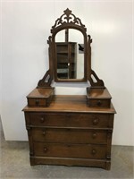 Victorian dresser with mirror