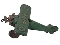 Hubley Cast Iron Lindy Airplane