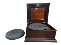 19th C. Regina Music Box & Discs