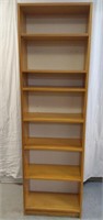 7 SHELF BOOKSHELF 79" TALL