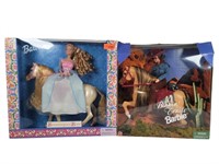 2 Barbie & Horse Sets