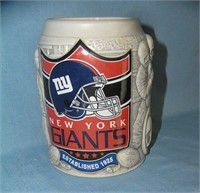 NY Giants German beer stein