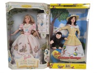 Peter Rabbit & Curious George Barbie Dolls