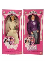 1982 Tracy & Todd Wedding Barbie Dolls