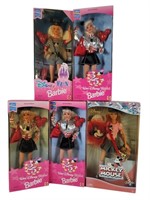 5 Disney Barbie Dolls
