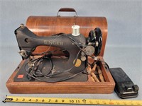 Vintage Electric Singer Sewing Machine