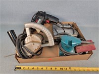 Zipp Saw, Jig Saw, Drill, & Palm Sander