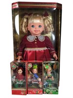 Large Holiday Kelly & Friends Barbie Dolls