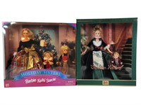 2 Barbie Holiday Doll Sets
