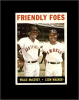 1964 Topps #41 McCovey/Wagner VG to VG-EX+