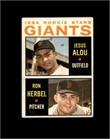 1964 Topps #47 Alou/Herbel RS VG to VG-EX+