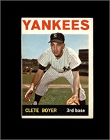 1964 Topps #69 Clete Boyer VG to VG-EX+