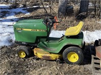 JD 130 lawn tractor not running