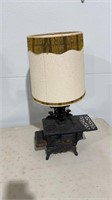 Mini Cast Iron Stove Lamp