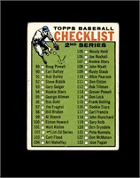 1964 Topps #102 Checklist 2nd Series VG to VG-EX+