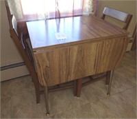 Drop Leaf Kitchen Table & 2 Chairs