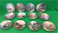 THOMAS KINKADE COLLECTOR MONTHY PLATES