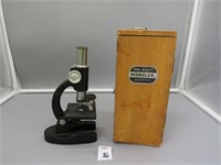 Vintage Monolux Microscope with box