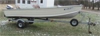14' Starcraft aluminum boat with gas outboard