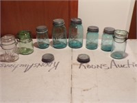 Vintage Ball & Atlas canning jars