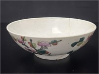 Antique Chinese Famille Rose Footed Bowl