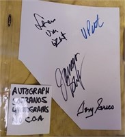 N - THE SOPRANOS AUTOGRAPHS W/ COA