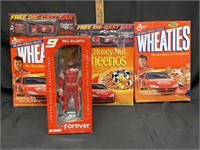 NASCAR Cereal Boxes & Bobblehead