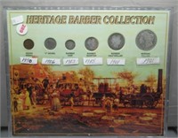 Heritage Coin barber set. From 1996 SSCA includes