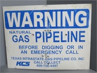 Texas Intrastate Gas Pipeline Co. Warning Natural