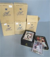 NOS Avon collector cards in tins that includes
