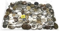 Lot, world coins with silver, 215 pcs.