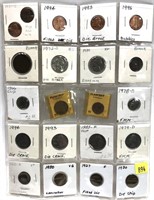 Lot, error coins, 20 pcs.