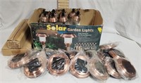 (16) Solar Garden Lights- Unused- Works