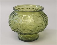 EO Brody Avocado Glass Textured Bowl Planter
