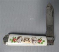 Mother of Pearl 1981 Royal Wedding folding knife.