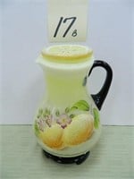 Fenton 2002 Connoisseur Topaz Opalescent Lemonade-
