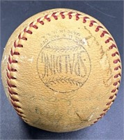 Spalding Vintage Signed Baseball by Bill Skowron