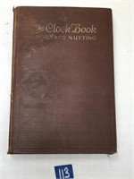 1924 The Clock Book, Wallace Nutting