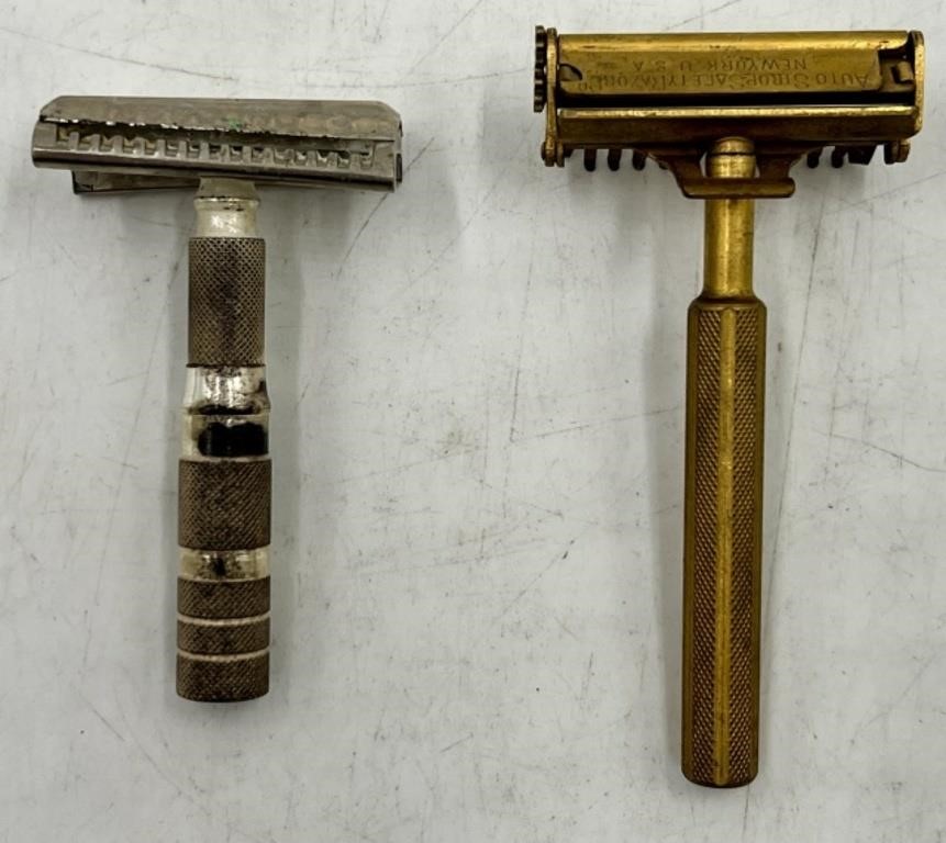 2 Antique Safety Razors