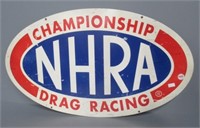 Championship NHRA drag racing sign. Measures: 14"